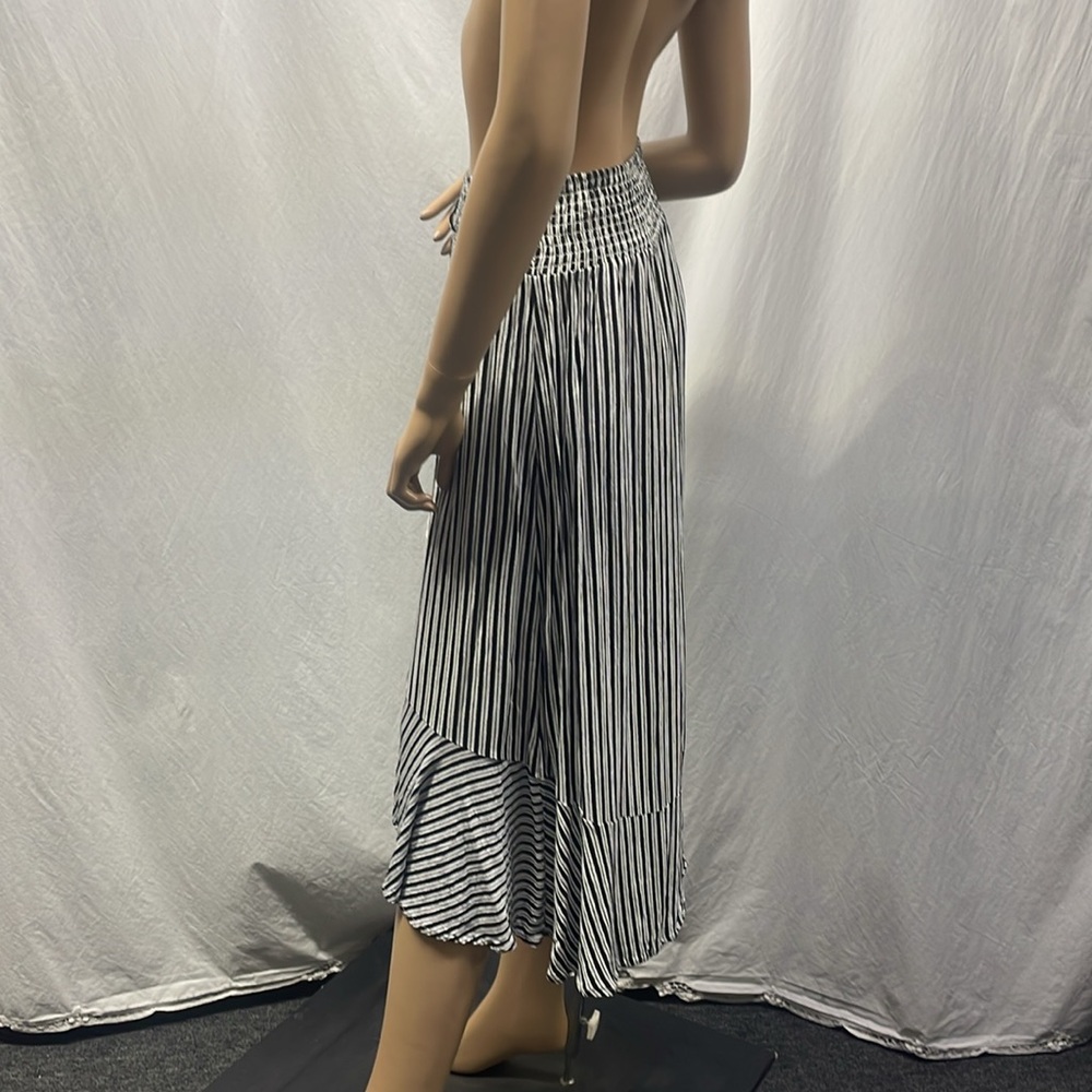 Pink Laundry Black & White Striped Midi Skirt - Picture 5 of 7